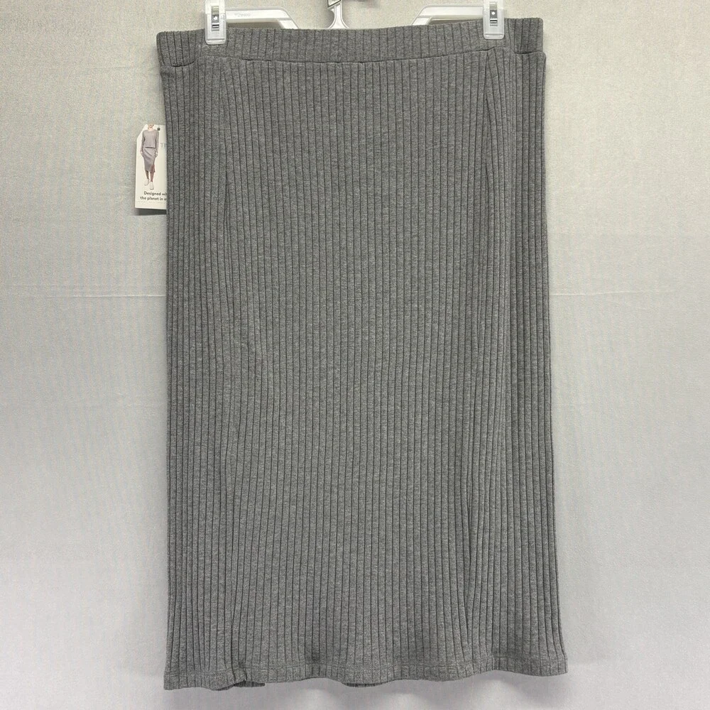 Time and Tru Women's Ribbed Knit Midi Skirt XL (16-18) NWT – Set of 3 Colors - Picture 13 of 13